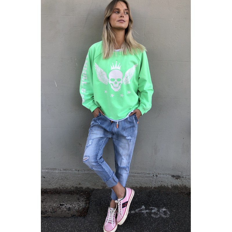 Hammill & Co Boxy sweat - Green Hammill & Co Boxy sweat - Green