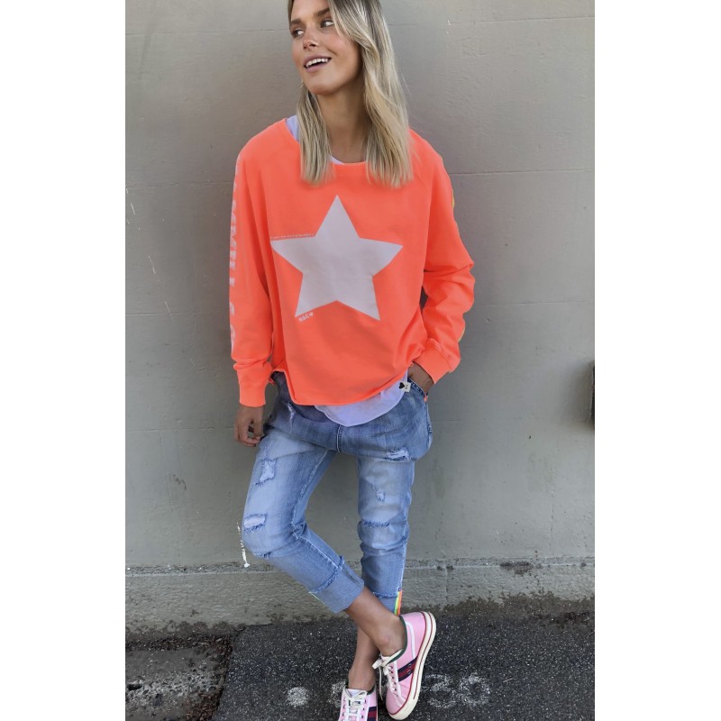 Hammill & Co Boxy sweat - Orange Hammill & Co Boxy sweat - Orange