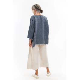 EVASSUNDAY  - Harry Top - Navy pinstripe