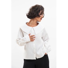 EVASSUNDAY  -  Maude shirt  - white 