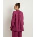 Greek Archaic Kori  - magenta linen  blouse