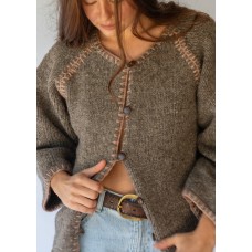 Hobo & Hatch - Heidelberg Cardigan - grey & pink Hobo & Hatch - Heidelberg Cardigan - grey & pink