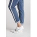  Italian Star dark denim Jogger Jeans with silver trim