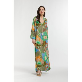  Italian Star Billow Dress - olive