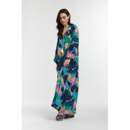  Italian Star Billow Dress - blue