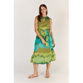 Itami - Pelota Sleeveless Dress - green 