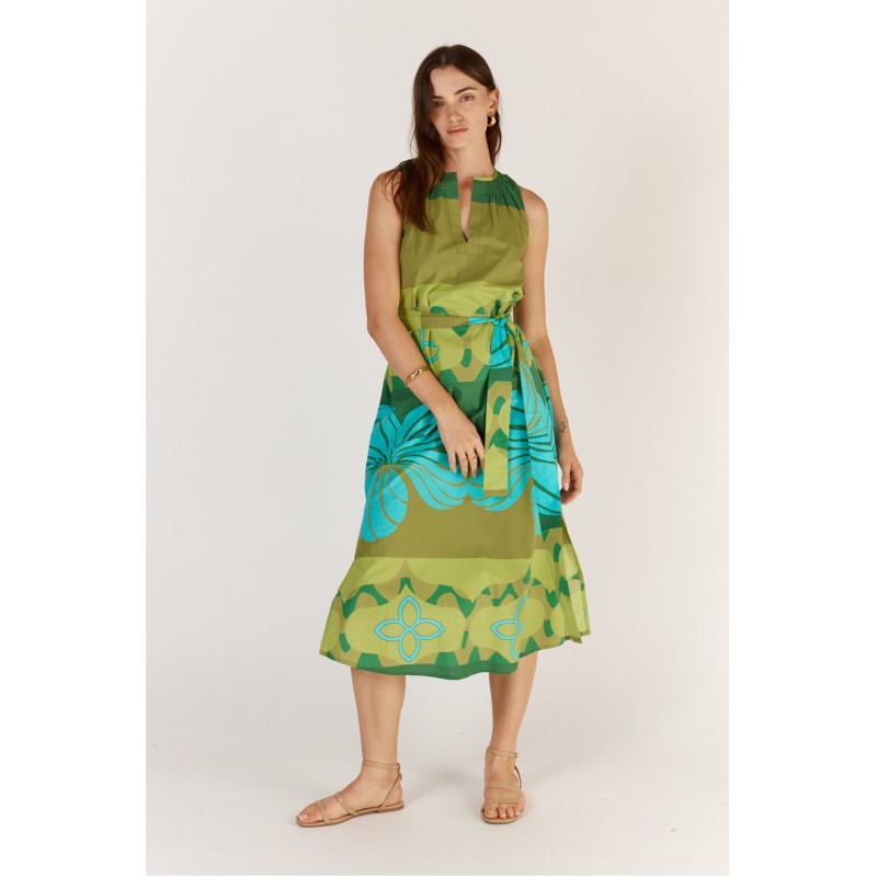 Itami - Pelota Sleeveless Dress - green  Itami - Pelota Sleeveless Dress - green
