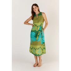 Itami - Pelota Sleeveless Dress - green 