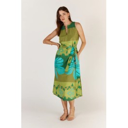 Itami - Pelota Sleeveless Dress - green 