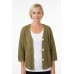 La Luna Lifestyle - Cotton knit cardigan - mink