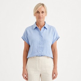 Linseed Designs Viva Shirt  - pastel light blue