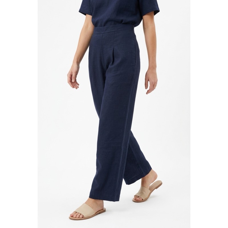 Linseed Designs Day pant - Natural / Dark Navy Linseed Designs Day pant - Natural / Dark Navy