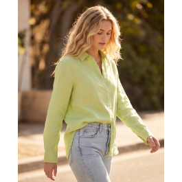 Linseed Designs Narla Shirt  - pastel Lime green 