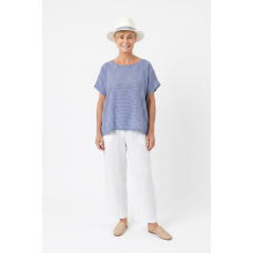 Linseed Designs Maggie top - micro check Linseed Designs Maggie top - micro check