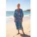 Lissie Lulu  Culburra  dress in royal blue /white