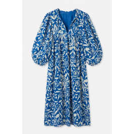 Lissie Lulu  Culburra  dress in royal blue /white