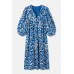 Lissie Lulu  Culburra  dress in royal blue /white