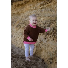 Maxted Clothing Mini Me Seven Pullover - ochre/pink 