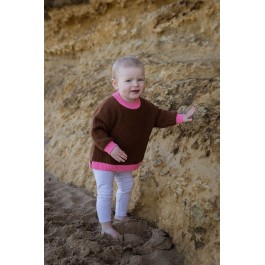 Maxted Clothing Mini Me Seven Pullover - ochre/pink 