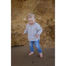 Maxted Clothing Mini Me Soft Touch Cable Pullover - Vapour