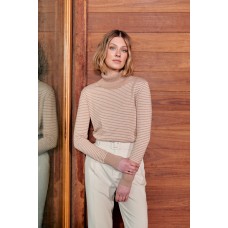 Maxted Clothing Jill Roll Neck - Latte