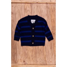 Maxted Clothing Mini Me Chloe Cardigan -  Navy and Blue Stripe