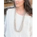 Beaded necklace  Ivory - sustainable jewellery