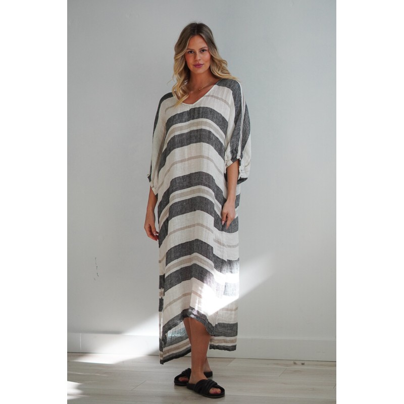 Rustic Linen - Rosa Kaftan Rustic Linen - Rosa Kaftan