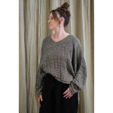 Rustic Linen - Franka sleeve top
