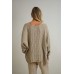 Rustic Linen - Franka sleeve top