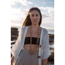 Beaded jewellery - gold seeds - sustainable jewellery