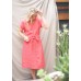 Linseed Designs linen Scarlet dress - Deep watermelon