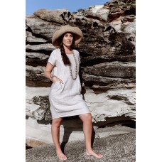 Linseed Designs Linen Molly Dress in natural