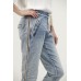  Italian Star Denim Jogger Jeans with gold trim